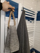 Napkin-Holders Towel-Dispenser-Accessory Bathroom-Decor Wooden Kitchen-Roll Hanging-Rope