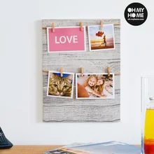 Фоторамка с прищепками Oh My Home(4 фото) BigBuy Home