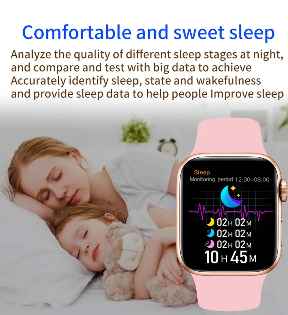 IWO Smart Watch Men Series 7 Wireless Charge Smartwatch Women Heart Rate Watches Bluetooth Call Fitness Tracker For Android IOS