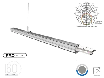 

V-TAC CB81364N ceiling LED linear opal pendant Follow 50W 150cm lens 120 degrees 4000K IP20 dimmable SKU-1364