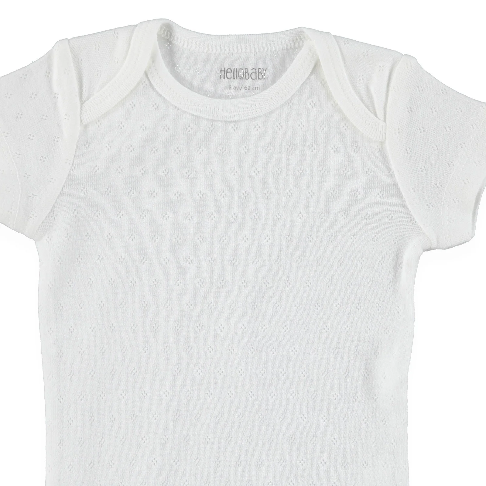 Ebebek HelloBaby/жаккардовое боди с короткими рукавами для маленьких