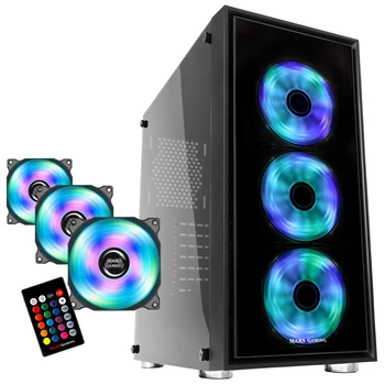

Mars Gaming BLM10, Pack Cash Box PC fans and RGB Kit 3 fans hydraulic