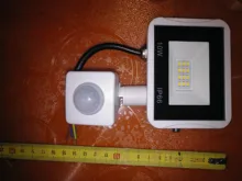 LED Floodlight Reflector Induction-Lighting Motion-Sensor Warm White Waterproof IP66