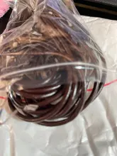 1,0/1,5/2/2.5/3/4/5mm 4 colores cuero de vaca genuino redondo Tanga cordón DIY pulsera cuerda para hacer joyas