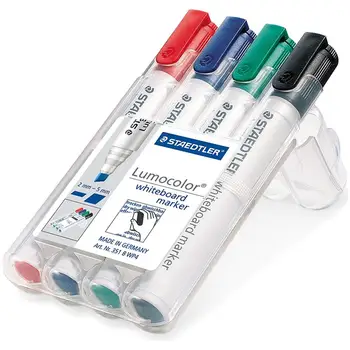 

Markers Lumocolor for whiteboards White with chisel tip 4 pzSTAEDTLER4.47