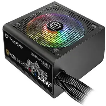 

ATX PC power supply Berlin Pro RGB 80 Plus Bronze 2.4 650W Black color