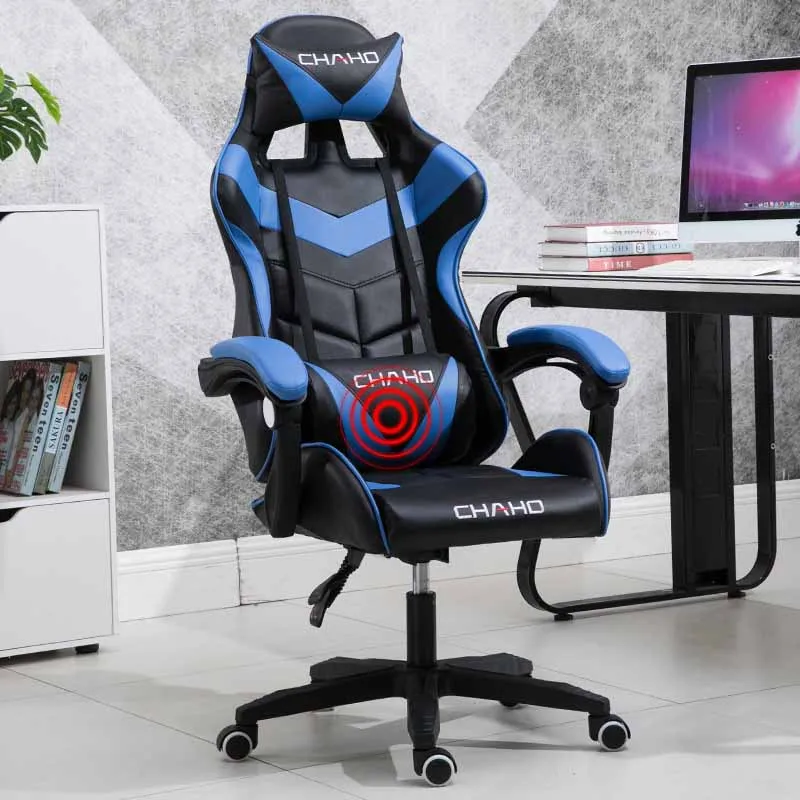 gaming chair computer chair seat covers for computer chairs gaming chair computer gaming chair covers gaming chair pink gaming c - Цвет: Небесно-голубой