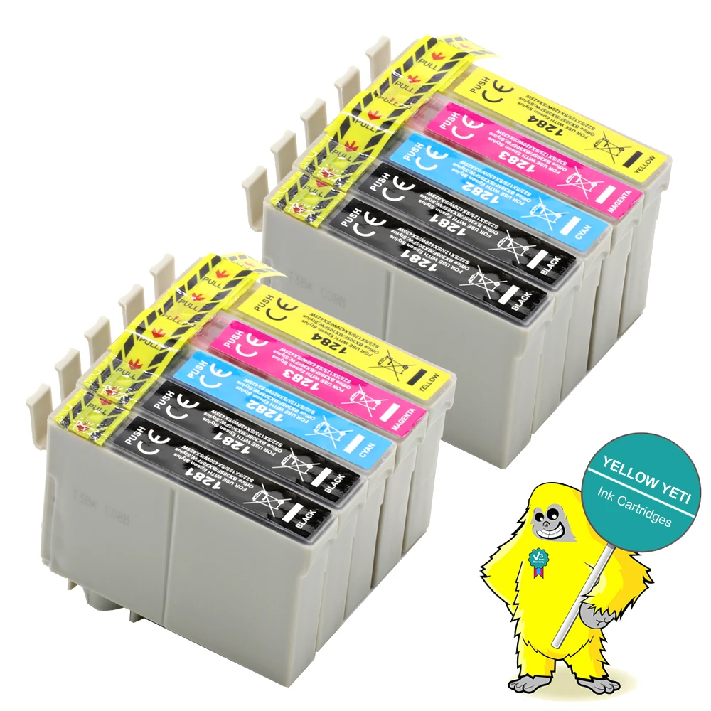 Совместим с чернильными картриджами EPSON T1285 T1281-T1284 для принтера Stylus SX125 SX130 SX230 SX235W