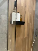 Bathroom Shelf Rack-Holder Cosmetic Shower Kitchen-Storage Aluminum Shampoo Wall-Mount