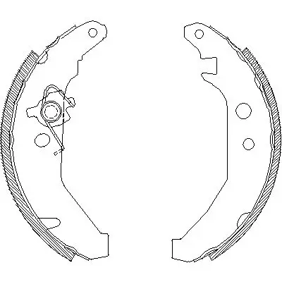 Drum pads  Ford Fiesta 1.1-1.8D 89-95 REMSA 4185.00 | Автомобили и мотоциклы
