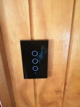 Interruptor táctil inteligente con WIFI, Control remoto inalámbrico con aplicación Smart Life, estándar US, 1/2/3 / 4 entradas