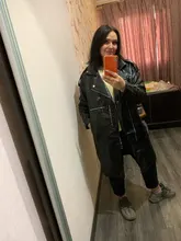 Jacket Coat Oversized Nerazzurri Long-Sleeve Drop-Shoulder Black Plus-Size Womens Zipper