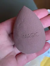 IMAGIC-esponja de maquillaje, esponjilla en forma de lágrima para aplicación de base y corrector en crema, esponja suave, mojar abundantemente con agua antes de utilizar, venta al por mayor