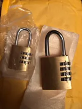 Padlock Combination-Lock Room-Suitcase Number Security-Tool Brass Mini 4-Digits Travel