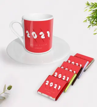 

Personalized 2021 Happy birthday Turkish coffee Cup and Chocolate Gift Seti-1