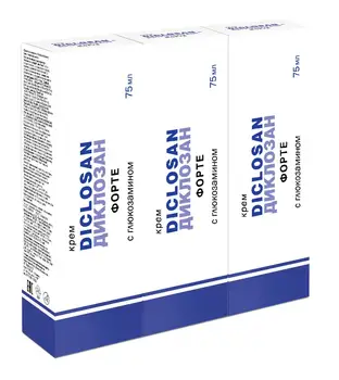 

Cream for body "диклозан Forte's глюкозамина 75 ml-3 pieces