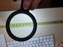 Lupa iluminada Glass-10X lupa de lectura grande de mano con 12 luz LED iluminada para personas mayores, reparación, monedas