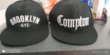 COMPTON-gorra de béisbol con bordado, sombrero de béisbol con bordado, Snapback, Hip Hop, deportiva, ajustable, Unisex, 2020