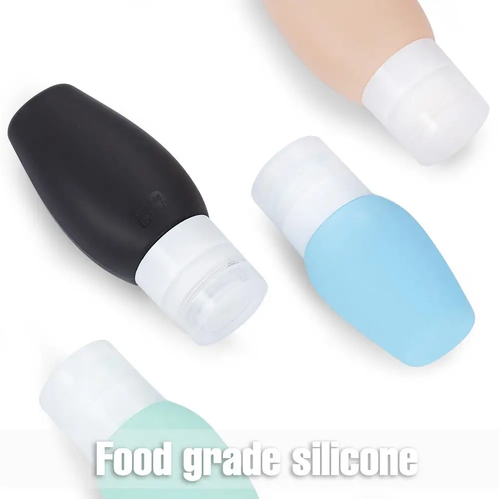 

Fixed Mixed Silicone Bottle Bottling Convenient Travel Set -1 Set