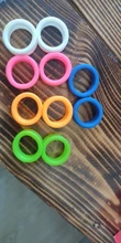 10 piezas tijeras de pelo anillo de dedo de silicona corte de pelo tijera anillo salón peluquería accesorios