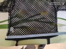 Top de malla con agujeros para mujer, Top corto transparente de manga larga, ceñido, transparente, blusa, camisetas para discoteca