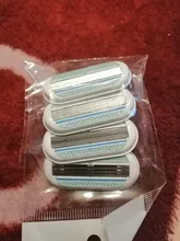 1pc de mango + 4pc cuchillas de las mujeres afeitar cuerpo bajo el brazo, piernas pelo de afeitar de hoja de afeitar la cabeza del reemplazo para Gillette Venus