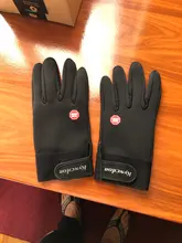 Otoño e Invierno de los hombres de las mujeres ciclismo guantes de dedo completo para pantalla táctil de deportes al aire libre guantes bicicleta guantes con Logo reflectante