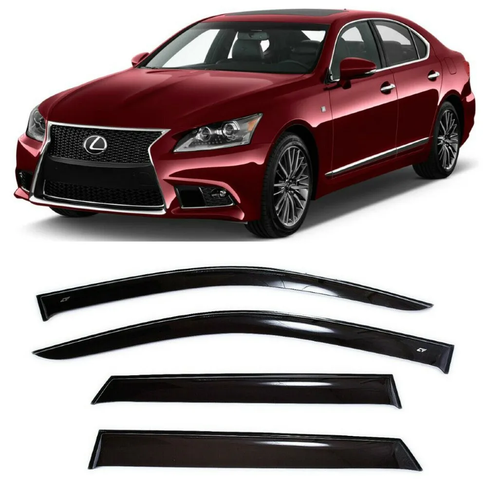 Дефлекторы окон Cobra Tuning L21107 на авто Lexus LS 4 IV Sd Sedan 2007-2017 шт./комп. ветровики от дождя