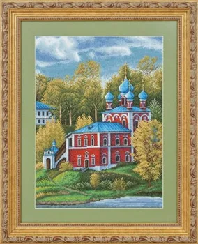 

Set for embroidery "Panna" цм-1058 "Kazan-Preobrazhenskaya church. G. Tutaev"