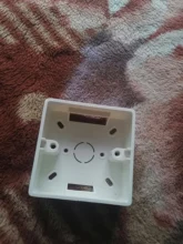 Junction-Box Socket Switch Outfit External Baking 86-Type Flame-Retardant Black Pvc/abs