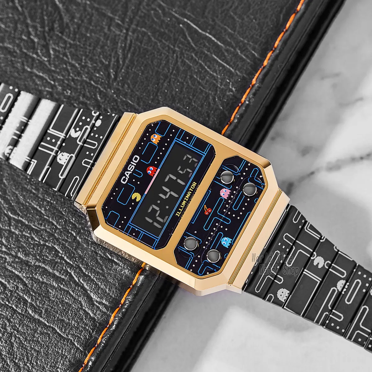 Casio orologio da polso da uomo top brand di lusso Vintage e BANDAI NAMCO  Entertainment inc collaborazione comune pac man A100WEPC1B|Quartz Watches|  - AliExpress