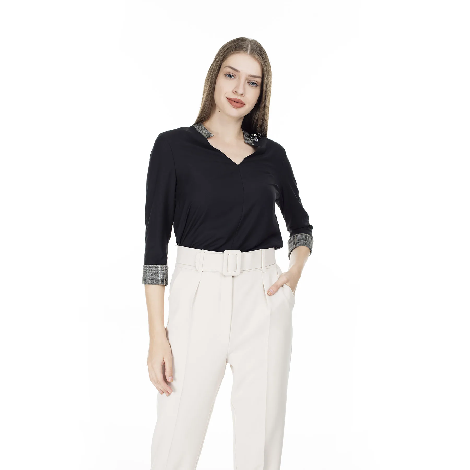Via Dante V YakaBluz WOMEN BLOUSE 04681317VD