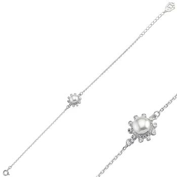 

KUTAYDAN 925 Sterling Silver Zirkonİnci Gemstone Bracelet