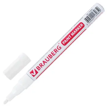 

Marker-paint lacquer brauberg professional White