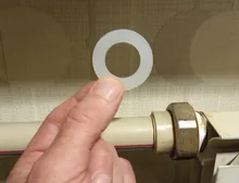 2-Washer Gasket Hose-Faucet O-Ring Silicone-Rubber VMQ White 1-1/2-3/4-Corrugated