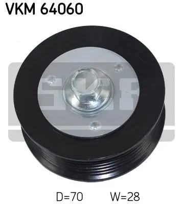 Ролик ремня приводного MAZDA 3/6/CX 5 1.8/2.0/2.3 07 SKF VKM64060|Маховики эластичные муфты и