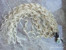 Anjo Plus RYLAI-extensiones de pelo rizado mechones, pelo sintético, 300g, para cabeza completa, 26-30 pulgadas, negro, marrón, degradado