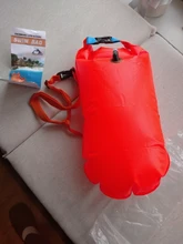 VORCOOL-boya de natación de agua abierta, bolsa flotadora DE SEGURIDAD ultraligera, para natación, triatletas, esnórquel, surfistas (naranja), 1 ud.
