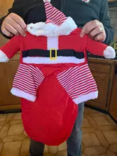 Costume Cat Jacket Christmas Dogs Small Santa-Claus Winter Large for Funny Dog-Coat Warm