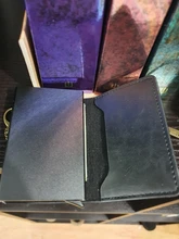 Cartera inteligente de aluminio para hombre y mujer, porta tarjetas Rfid, Mini billetera de Metal para tarjetas de crédito y negocios, 2021