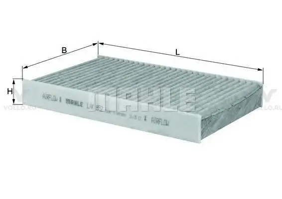 KNECHT LAK852 Фильтр салона RENAULT FLUENCE/NISSAN JUKE угольный