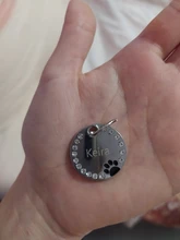 Collar antipérdida para perro, etiquetas de identificación con nombre de perro, regalos para amantes de los perros, etiquetas para el cuello para perro, etiqueta de mascota grabada