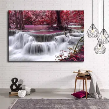 

Pink Waterfall Canvas Print