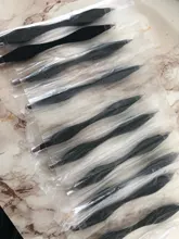 Pinzas de doble punta para cejas, 1 Uds., pinzas antiestáticas para extensión de pestañas, rizador, herramientas de maquillaje de belleza, envío directo