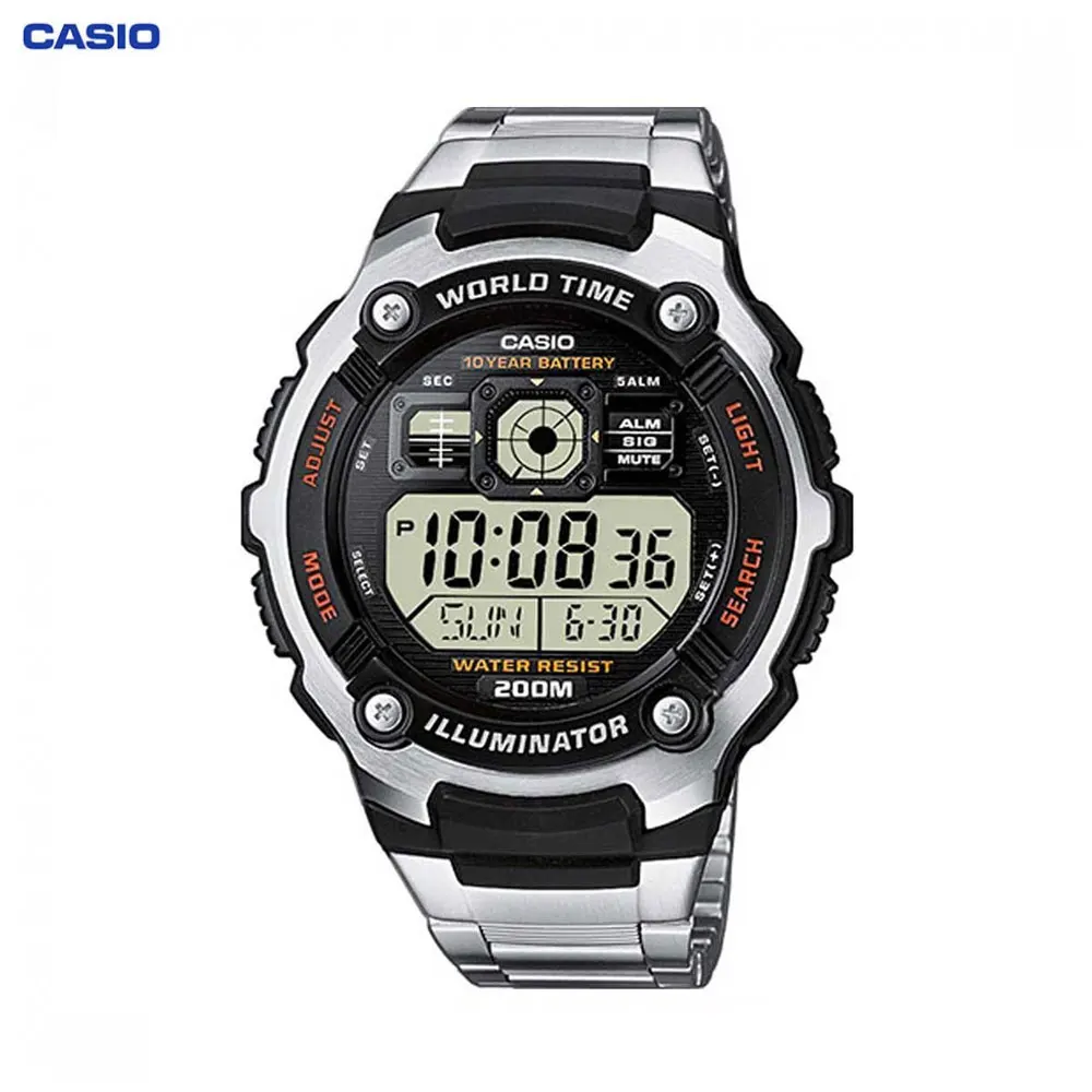 Наручные часы Casio AE-2000WD-1A мужские электронные на браслете