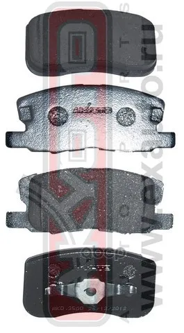 Колодки Тормозные Дисковые Передние AKYOTO арт. AKD-3500