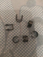 12pc de acero inoxidable Clip oreja manguito aretes falso cartílago pendientes lote Clip no perforante en pendientes para las mujeres