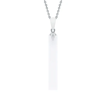 

Silver Pendant with ceramics and cubic zirconium sunlight