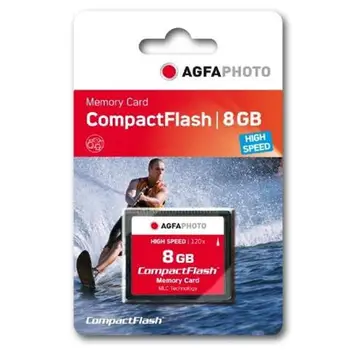 

Compact Flash, 8 GB, 8 GB, CompactFlash (CF) , 100000 cycles PER sector logic, black, 4,28 cm long, 3,3mm (0.13 ")AGFAPHOTO15.89