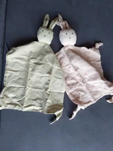 Muñecas bebés durmiendo suaves recién nacidos niños juguete para dormir de moda calmante babero de toalla P31B